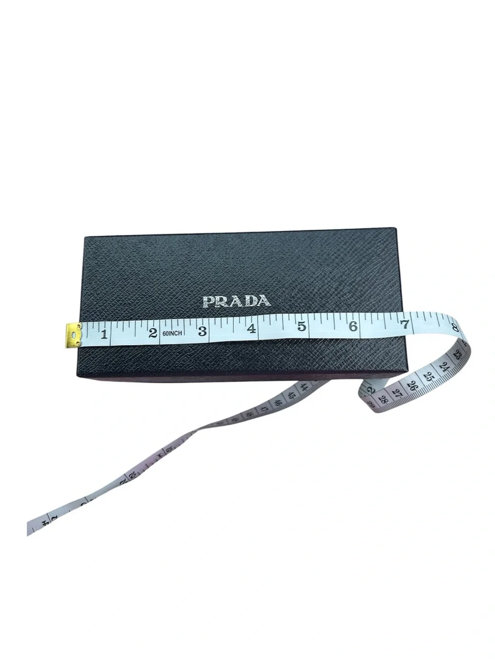 Vintage Prada Saffiano Eyewear Glasses Storage Black Luxury Designer Gift Box OS